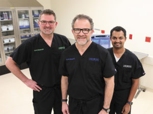 Board-certified ophthalmologists (from left to right): Scot C. Holman, MD; Scott R. Wehrly, MD; Vinay Gutti, MD