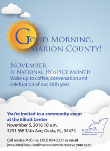 National Hospice and Palliative Care Month
