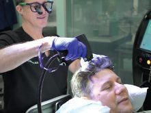 TED: TransEpidermal Delivery for Hair Shedding and Hair Loss, is a Needle-Fee, Pain-Free Hair Restoration Treatment with No Local Anesthesia needed and takes about 20-25 minutes.