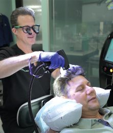 TED: TransEpidermal Delivery for Hair Shedding and Hair Loss, is a Needle-Fee, Pain-Free Hair Restoration Treatment with  No Local Anesthesia needed and takes about 20-25 minutes.